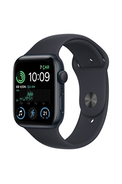 Apple Watch SE 44mm (2.Nesil) (GPS) Alüminyum Kasa Gece Yarısı MNK03TU/A - A ...