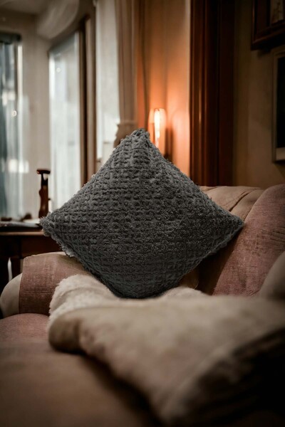 Mislina Home Богемська декоративна наволочка для подушки 43X43 см, антрацит, ...