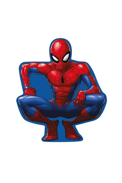 SPIDERMAN Decorative pillow, blue/red, 30x30 cm, Spiderman