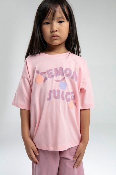 HAUSEkids 2-15 Years Old Lemon Juice Girl's Suit-Salmon