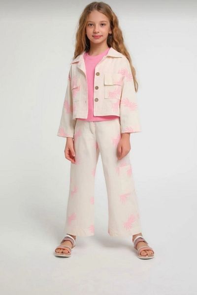 HAUSEkids 10-15 Years Mahra New Cotto Girl's Suit-Pink
