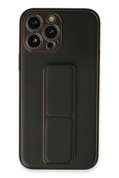 NewFace حافظة آيفون 13 برو ماكس من جلد كوكو - أسود 1494238709