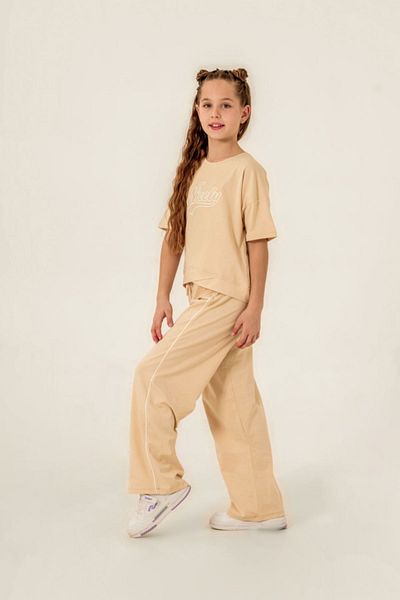 HAUSEkids 8-12 Years Nicely Cotto Girl's Suit -Latte-