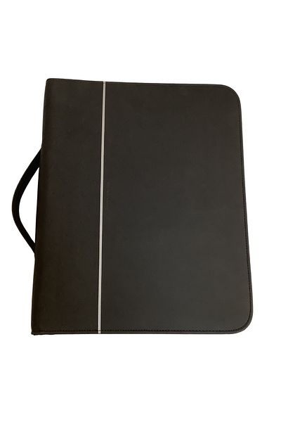 Pierre Cardin Acar Pierre Cardin Zippered File Bag with Handle and Ribbon Detail