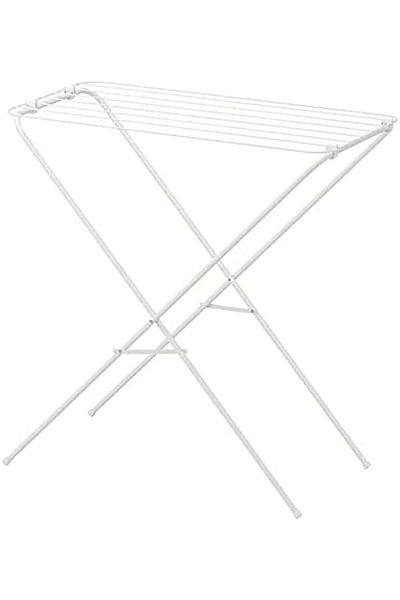 IKEA Jäll Drying Rack White – Foldable, Lightweight Clothes Airer For Indoor & Outdoor Use