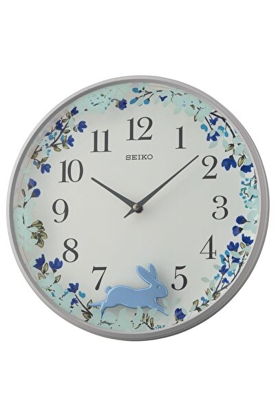 Seiko QXC238N Tavşan Figürlü Sarkaçlı Duvar Saati