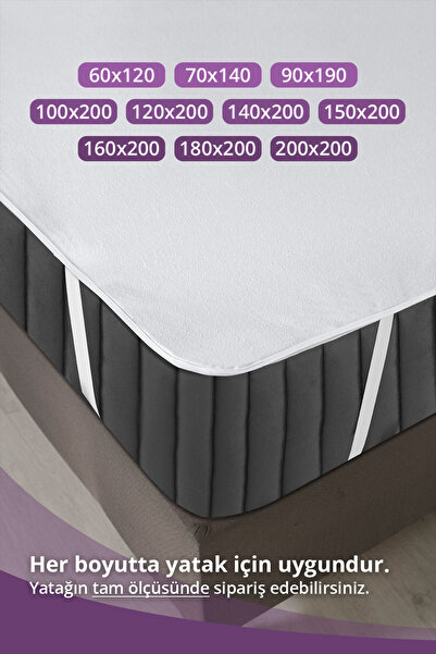 VAVEY Bavlněný 4rohový elastický chránič matrace odolný proti tekutinám