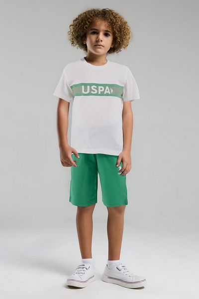U.S. Polo Assn. 4-15 Years Old Licensed Us Polo Assn Boy's Set-White