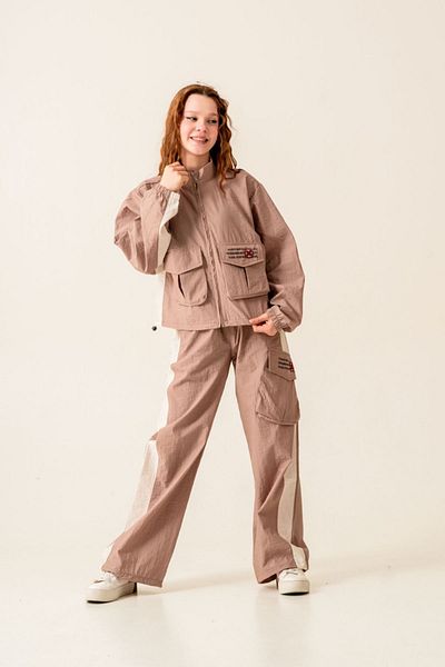 HAUSEkids 9-15 Years More Fearless Girl's Suit-Latte