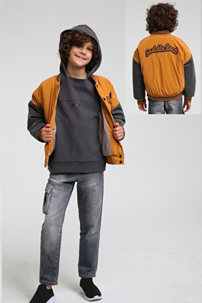 HAUSEkids 2-14 років Face BRC Куртка-бомбер для хлопчиків -Гірчичний-