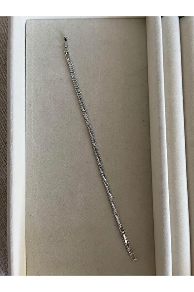 NONA Waterway Baguette Bracelet Silver