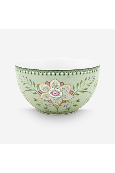 Pip Studio Lily & Lotus Yeşil Porselen Kase 18 Cm