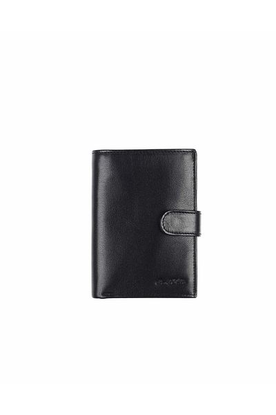 Aka Black Leather Men's Wallet 728 -1