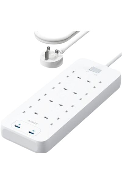 Anker 342 USB Power Strip with 8 Ports and 2 USB ports