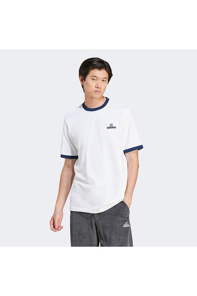 adidas Contrast Men's White T-Shirt