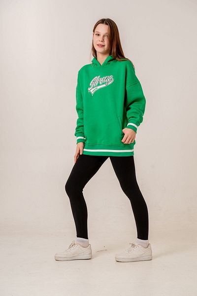 HAUSEkids 9-15 години Уникално силно момиче - Суитшърт - Benetton Green-