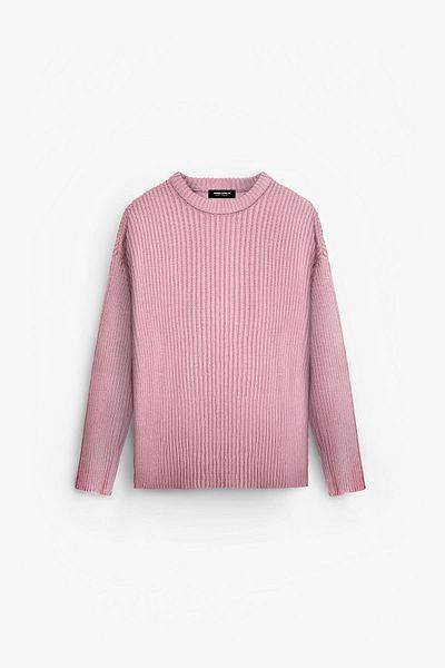 ablukaonline Rózsaszín férfi oversize pulóver