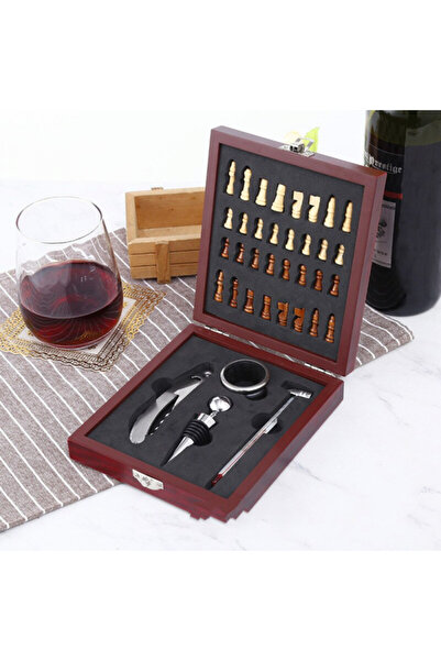 OEM Wine chess set and accessories, Checkmate, exquisite box, easy to close, easy to store