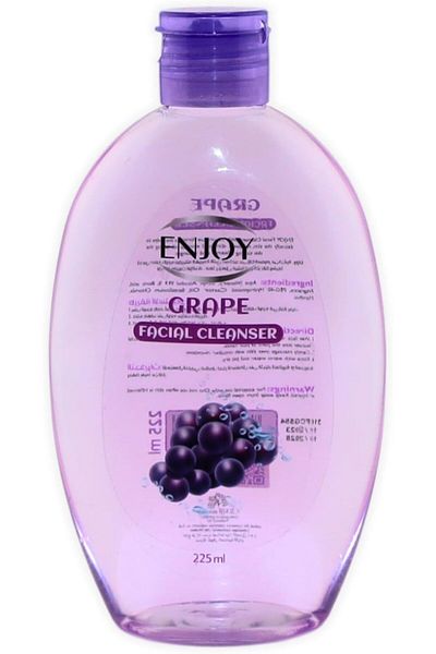 Enjoy Facial Cleanser With Grapes | Deep Cleansing, Antibacterial, Removes Dirt & Makeup, 225ml