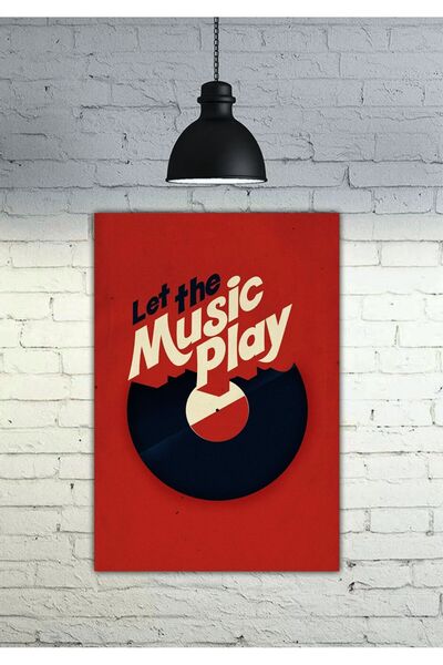 icase Muzică Disc Casetă Microfon Decor Concept Masă MDF Calitate Imprimare C...