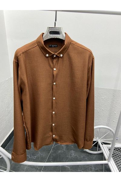 oneoff Bitter Coffee Aerobin Textured Oversize Shirt