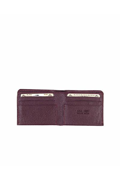 Aka Leather Claret Red Men's Wallet 528 -70