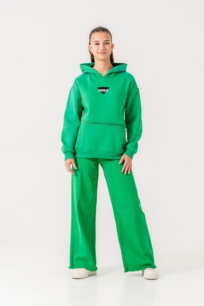 HAUSEkids 9-15 ani Hanorac unic Cool pentru fete -Verde-