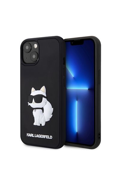 Karl LagerfeId Husa pentru iPhone 14, Karl Lagerfeld, Silicon, 6.1", Negru