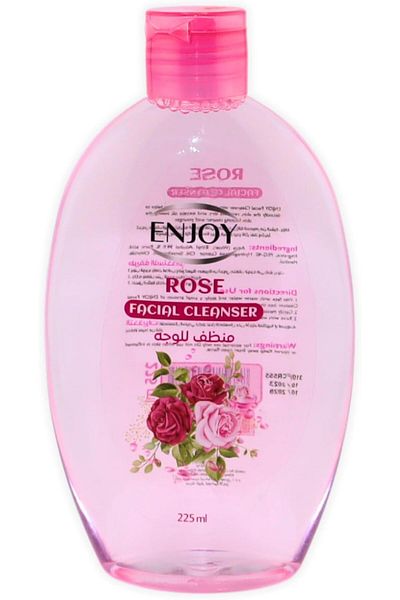Enjoy Facial Cleanser with Rose | Deep Cleansing, Antibacterial, Removes Dirt & Makeup, 225ml