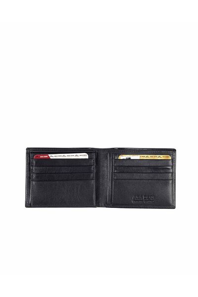 Aka Leather Black Men's Wallet 520 -1