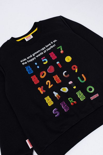 Haribo 3-10 Years Licensed Haribo Unisex Children's Sweat -Black-