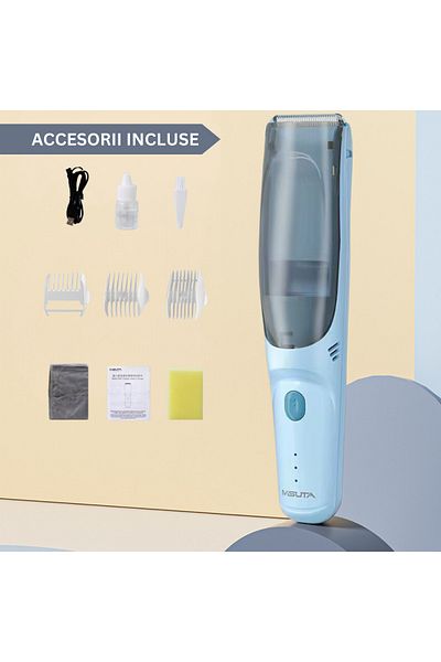 BLEKSY Hair clipper BLEKSY®, for all ages, babies, children and adults, silent, USB charging, waterproof