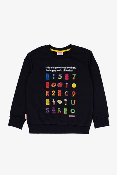 Haribo 3-10 Years Licensed Haribo Unisex Children's Sweat -Black-