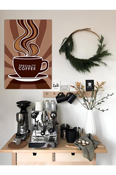 icase Καφέ Μενού Ποσότητα Φλιτζάνι Καφέ Γωνιακό Διακόσμηση Πίνακας Μόντερνο Π...