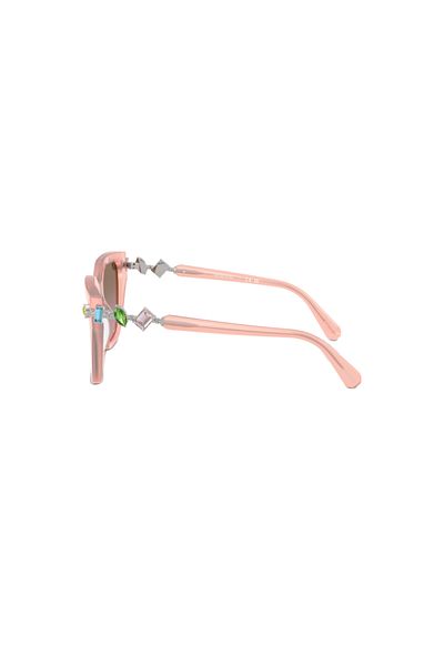 Swarovski 0Sk6041 104114 53 Women's Sunglasses