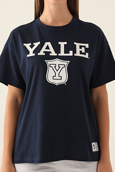 Yale Γυναικείο T-Shirt Navy Blue