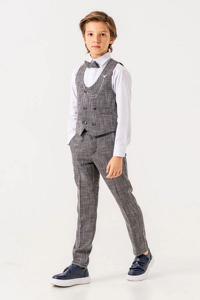 My Hanne Bow Tie Vest Suit 3053