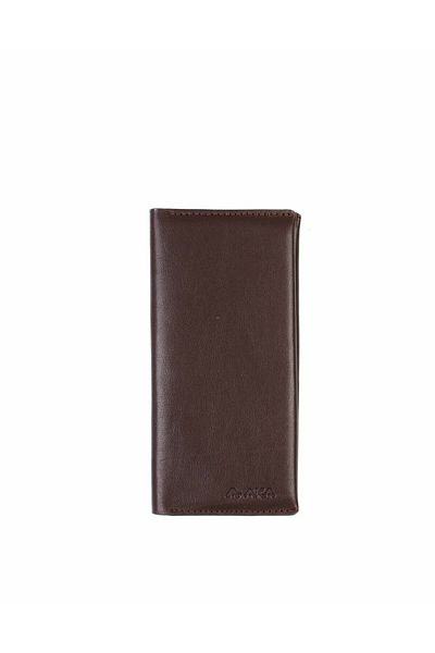 Aka Leather Brown Phone Holder Hand Wallet 822 3