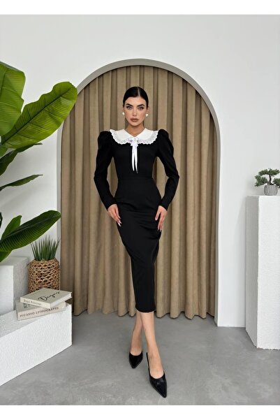 modaserdem Coventry Yakalı Elbise