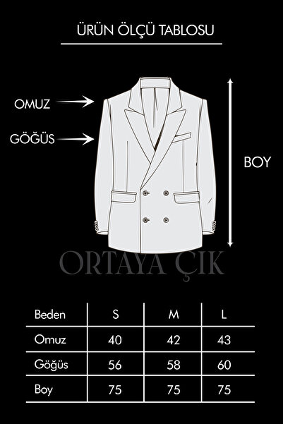 Ortaya Çık Gri Çengel Detay Tasarım Blazer Ceket