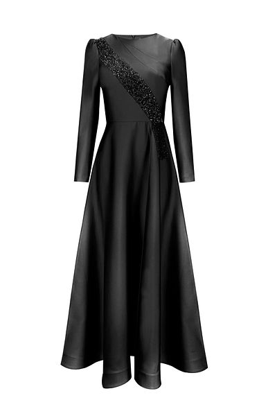 Senna Design Fabiola Dress-Black