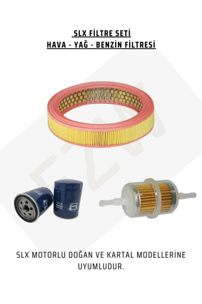 FZW TOFAŞ SLX FİLTRE SETİ SLX HAVA FİLTRESİ SLX YAĞ FİLTRESİ SLX BENZİN FİLTRESİ TOPLAM 3 PARÇA