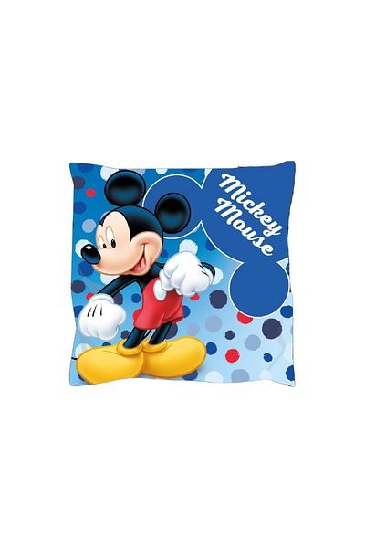 Mickey Mouse Multicolored double-sided pillow, 40x40 cm, Mickey Mouse