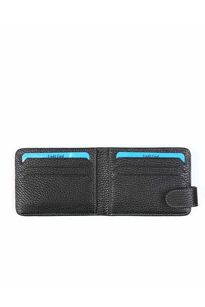 Aka Black Leather Card Holder Wallet 548 2