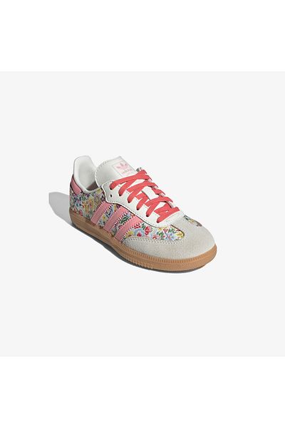 adidas حذاء سامبا أوج سي كريمي للأطفال