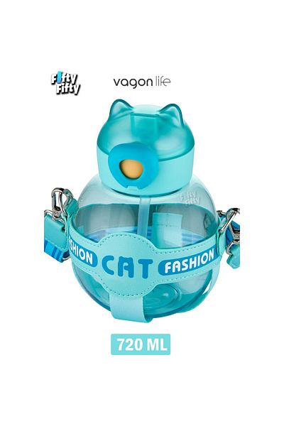 Vagonlife Vagonli̇fe 720 ml Water Bottle with Case and Straw Water Green