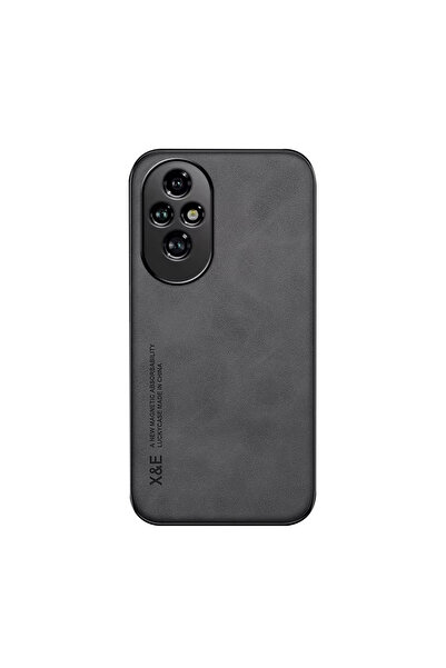 Microcase Honor 200 Pro için Luxury Leather Series Deri Desenli Plastik Koruma Kılıf - AL8125
