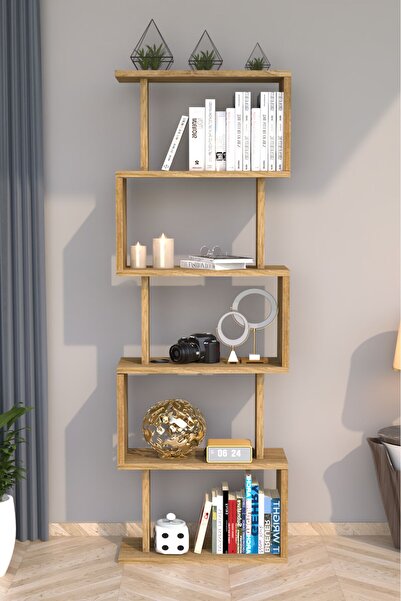 Moonlife Zero Dekoratif Kitaplık Çam