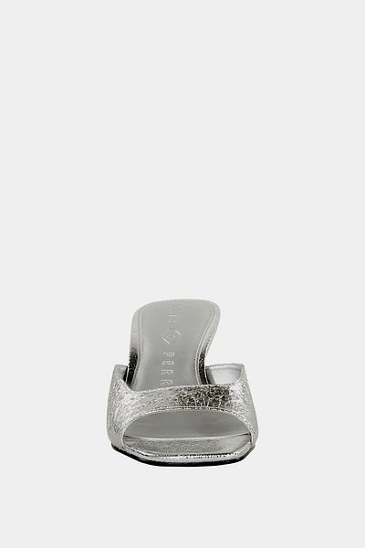 Katy Perry The Ladie Low Heel Women's Silver Heeled Slippers