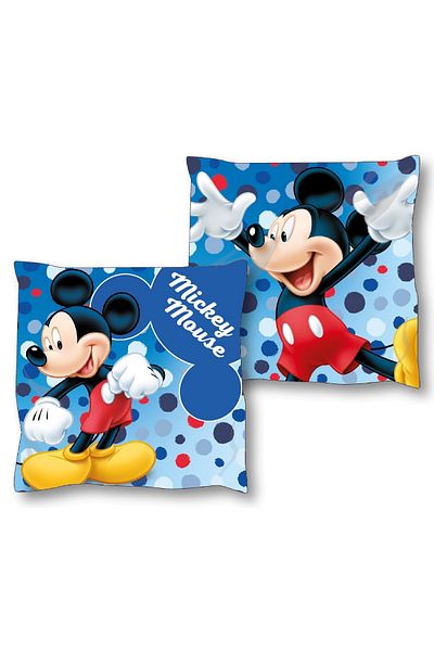 Mickey Mouse Multicolored double-sided pillow, 40x40 cm, Mickey Mouse